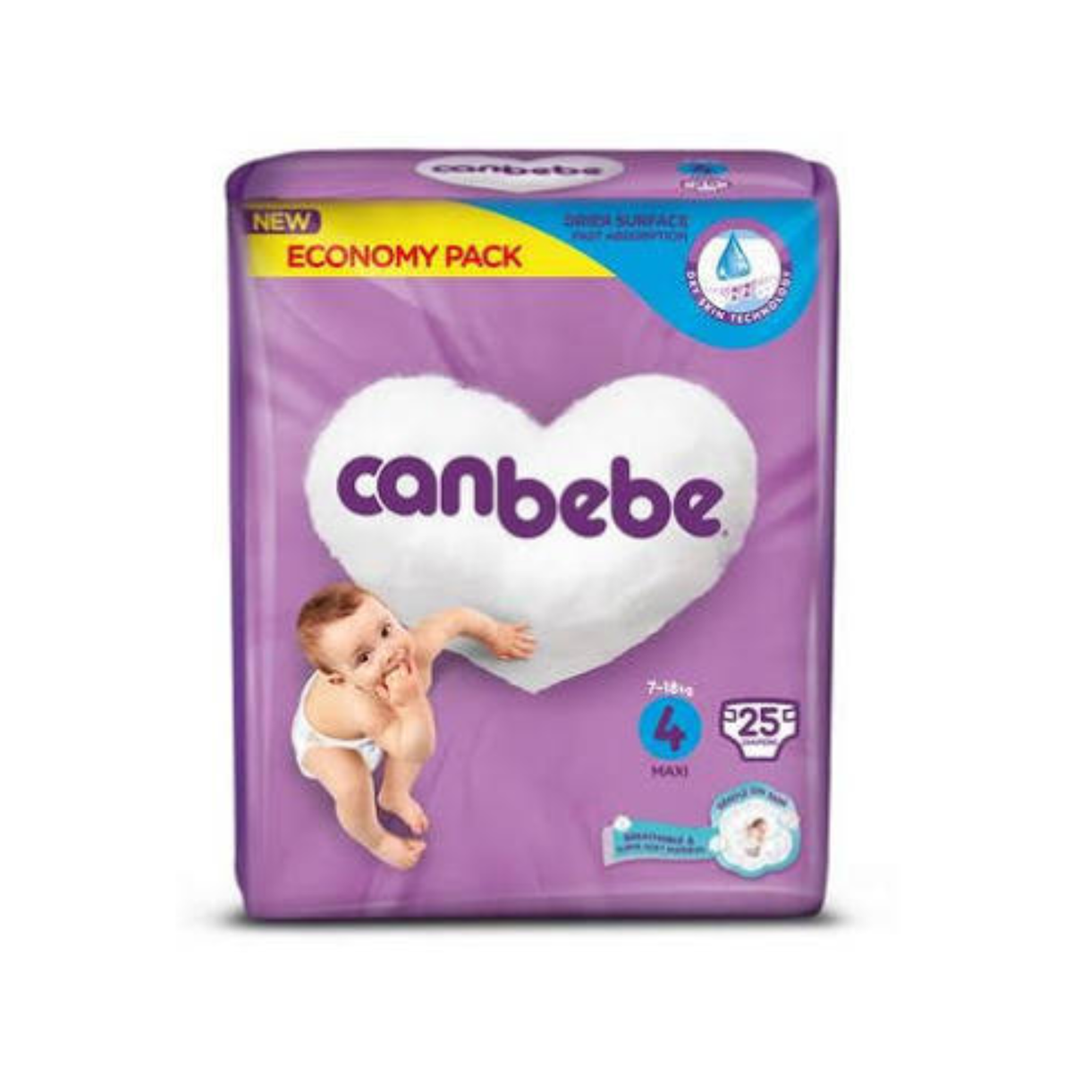 Canbebe Pampers 25Pcs 4Maxi