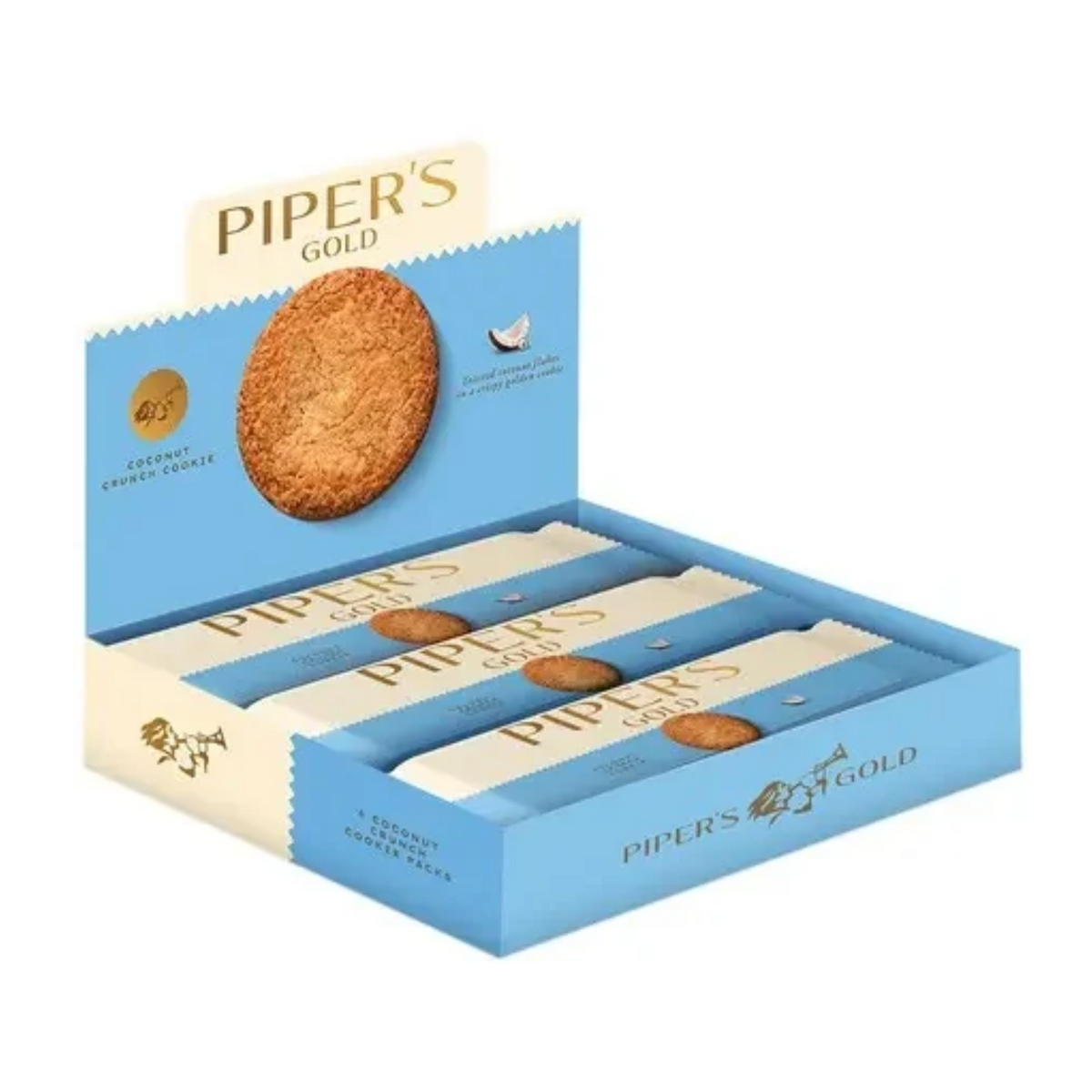 Pipers Gold Coconut Crunch Cookie 27.3g
