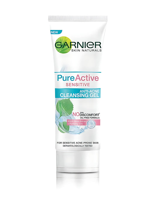 Garnier Pure Active Sensitive Anti-Acne Cleansing Gel 100ml