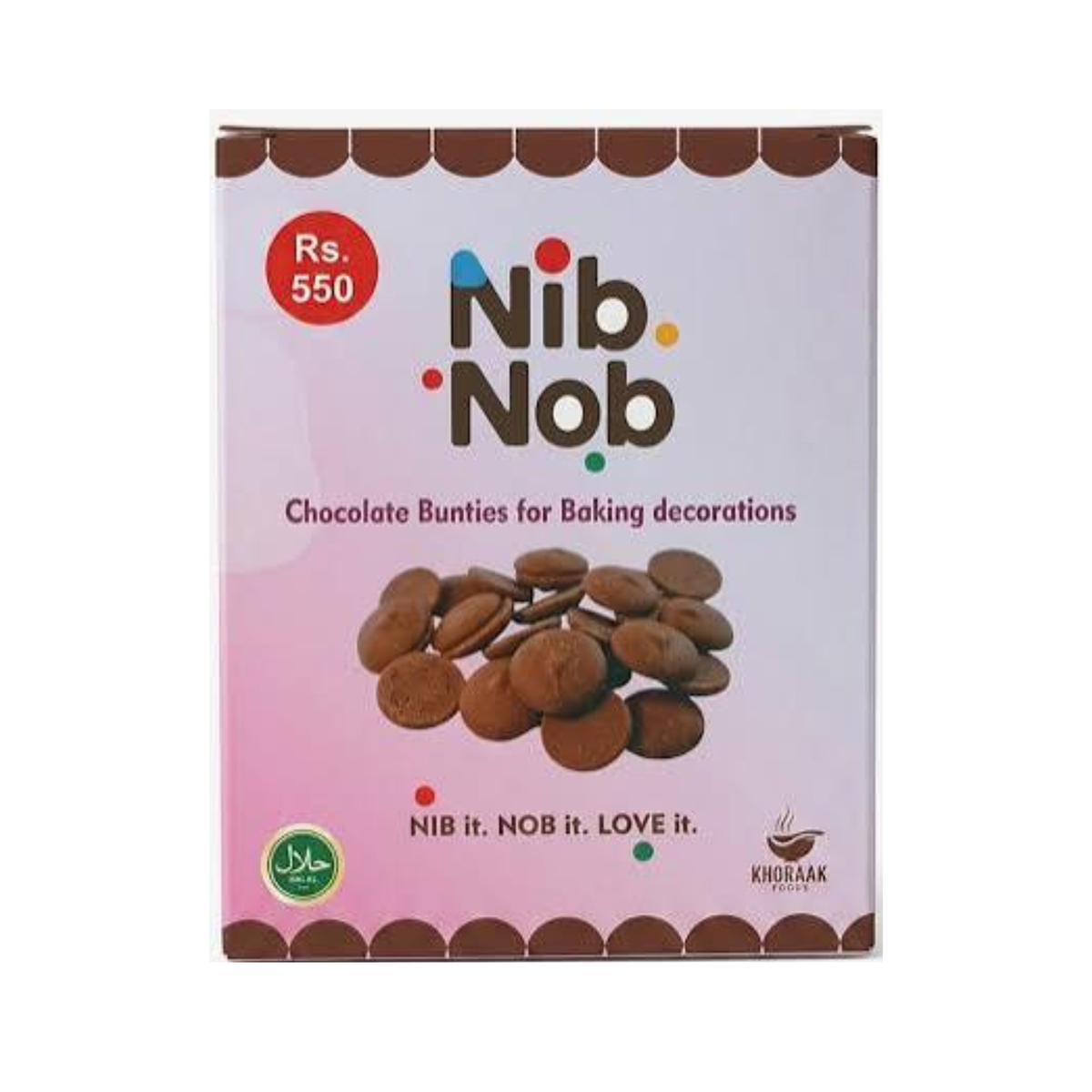 Khorak Salt Nib Nob Chocolate Bunties 100g