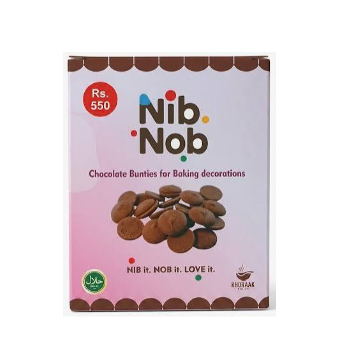 Khorak Salt Nib Nob Chocolate Bunties 100g