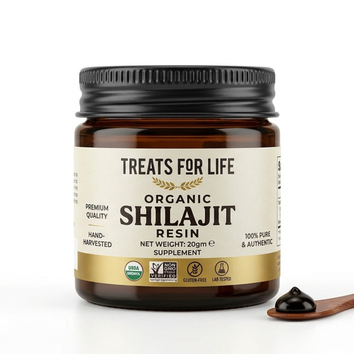 Treats For Life Organic Shilajit 20gm