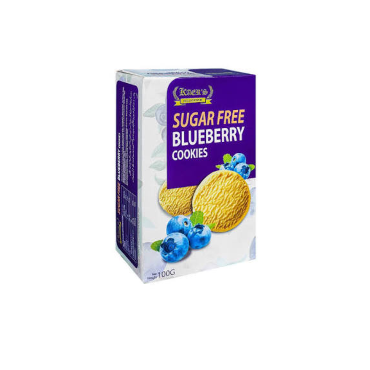 Kaers Sugar Free Blueberry Cookies 100g