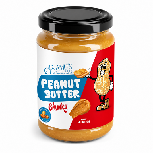 Amus Peanut Butter Chunky 500g
