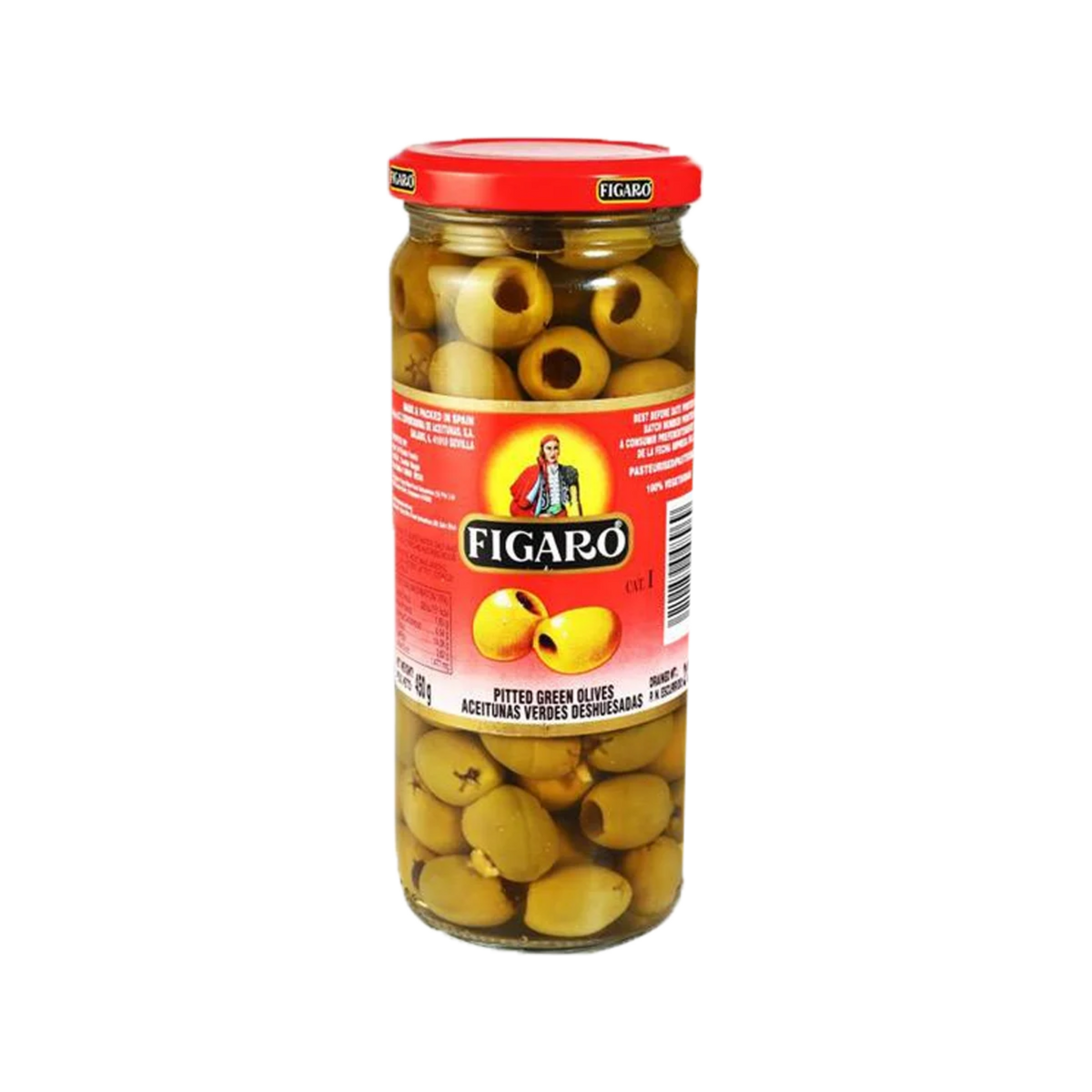 Figaro Green Olives Stuffed 340g