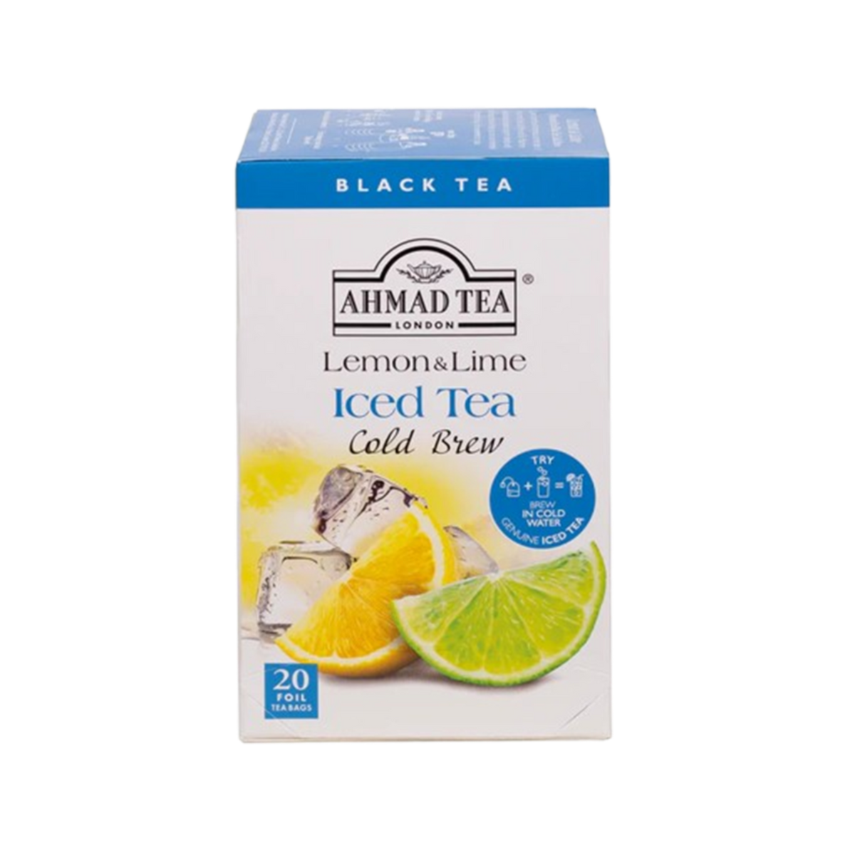 Ahmad Tea Lemon Mint iced Cold Brew Tea 20bags