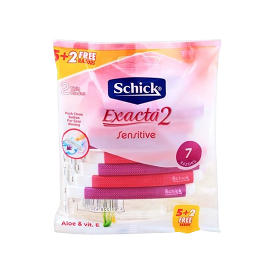 Schick Execta 2 Women Sensitive Razor 5+2