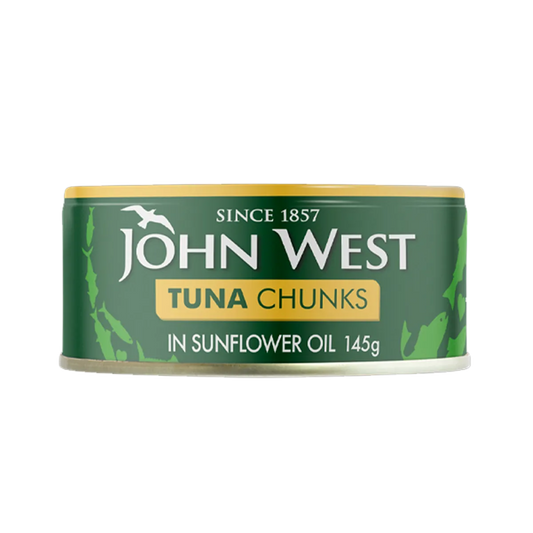 John West Tuna Chunks in Sunflower Oil 145g