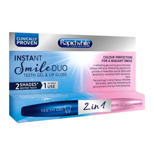 Rapid White Instant Smile Duo Pen Teeth Gel & Lip