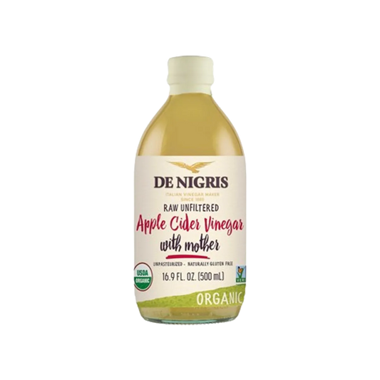 De Nigris Organic Vinegar, Apple Cider Unfiltered 500ml