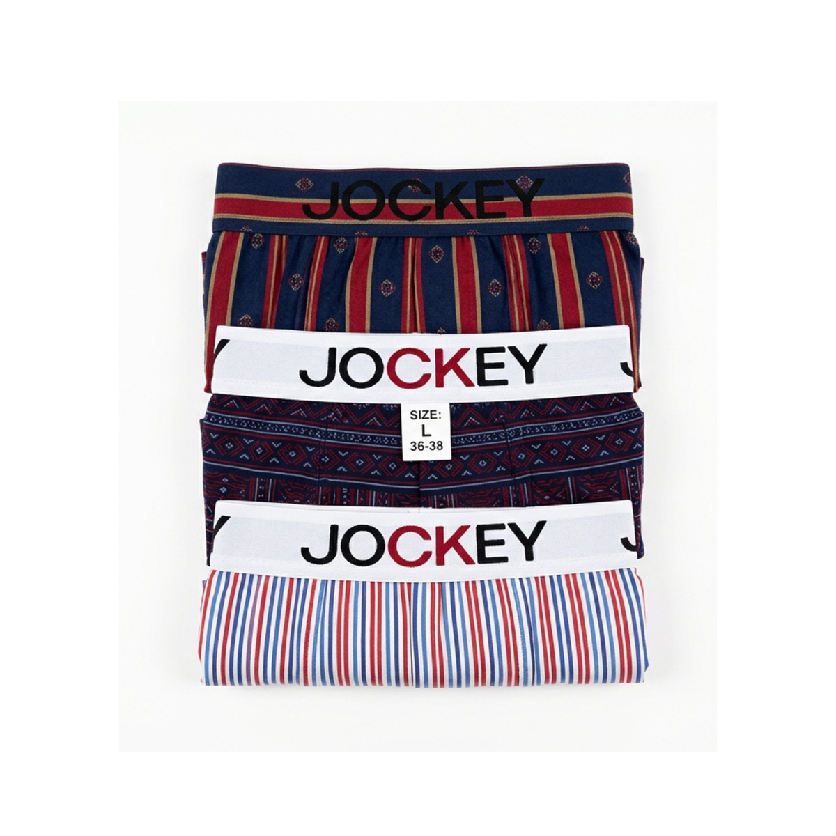 Jockey Men Boxer Short Size L Multicolor 6378