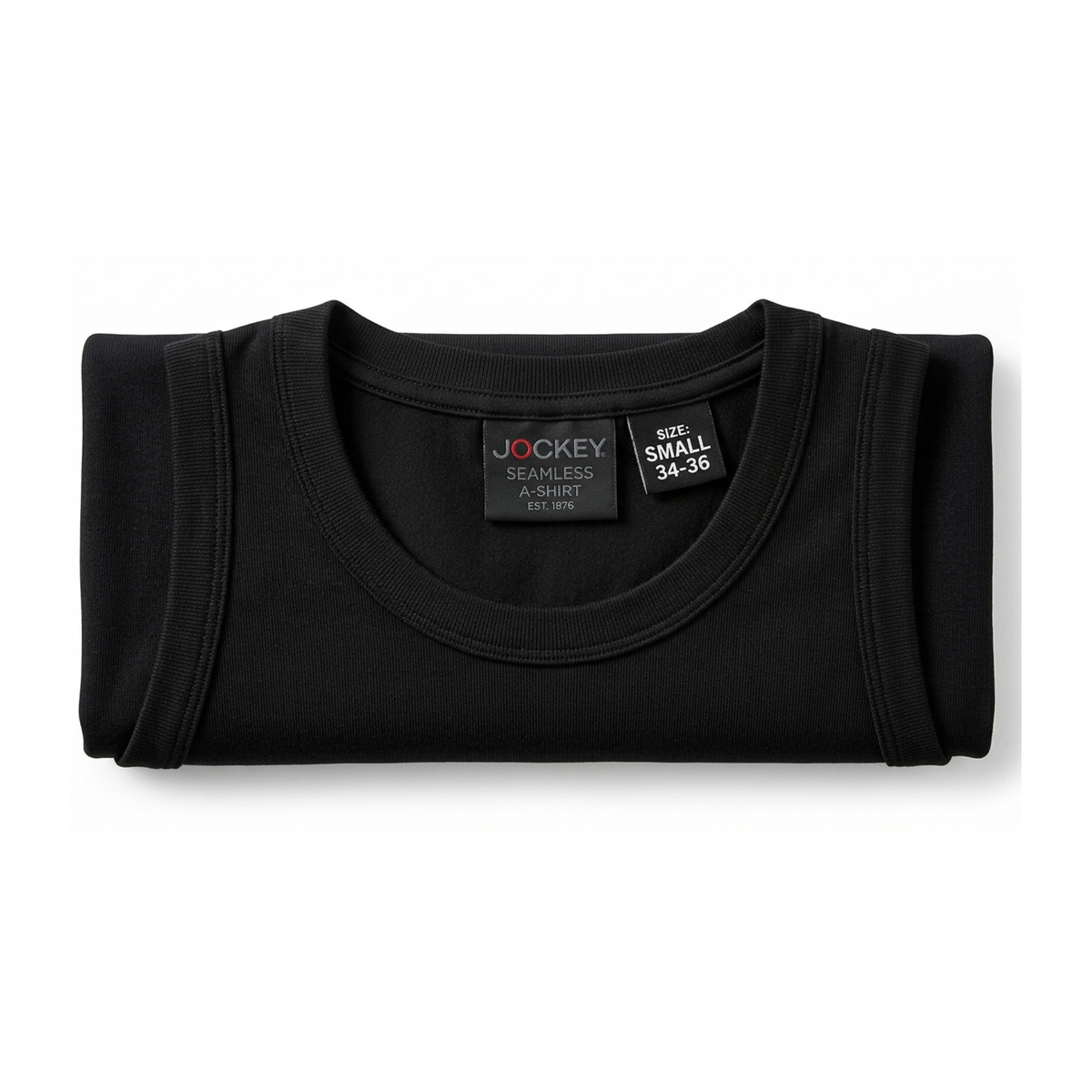 Jockey Seamless A-Shirt Size Small Color Black