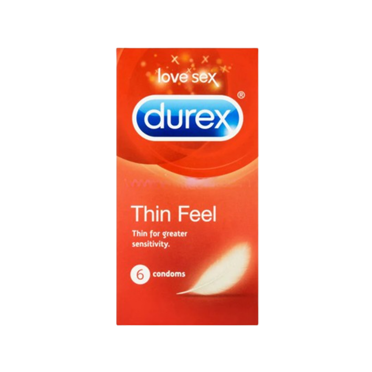 Durex Uk Condom 6 Pack Thin Feel