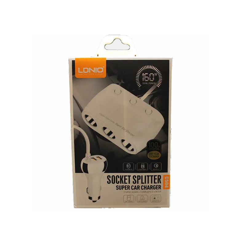 LDNIO Super Car Charger C504