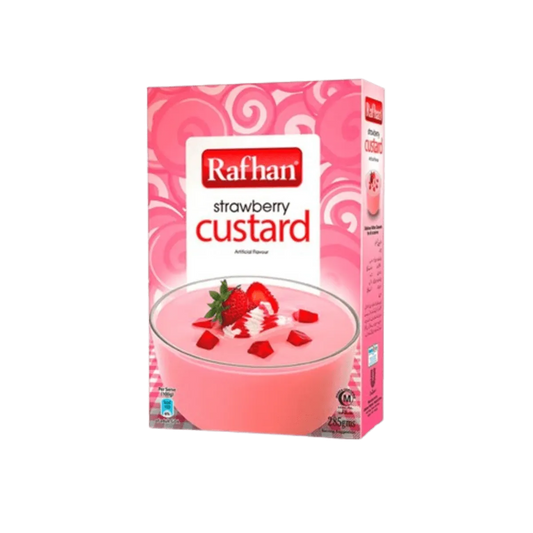 Rafhan Custard Strawberry 275gm