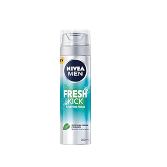 Nivea Men Fresh Kick Shaving Foam 200ml