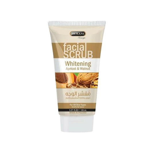 Hemani Europe Facial Scrub Whitening Apricot And Walnut 150ml