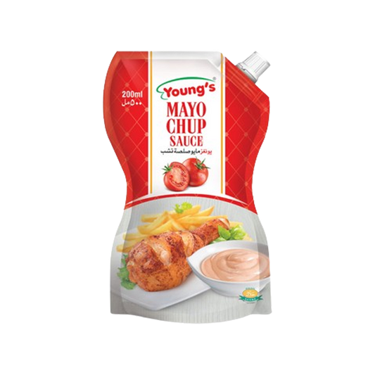 Youngs Mayo Chup Sauce Pouch 200ml