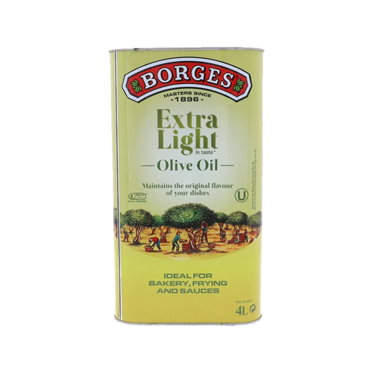 Borges Olive Oil Extra Light Tin 4L
