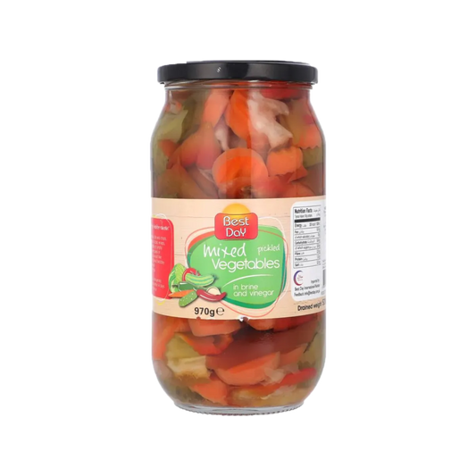 Best Day Mixed Vegetable in Brine and Vinegar 970g