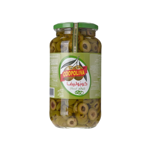 Coopoliva Olive Green Slice 935g