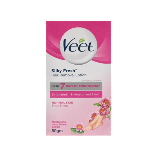 Veet Hair Removal Lotion Silky Fresh Normal Skin 80g