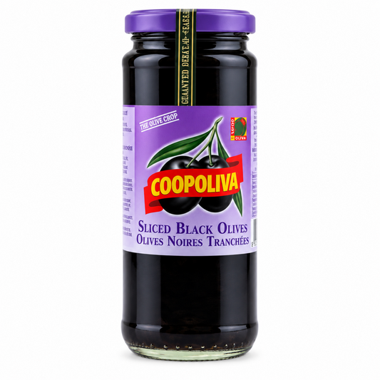 Coopoliva Black Olive Slice 345g