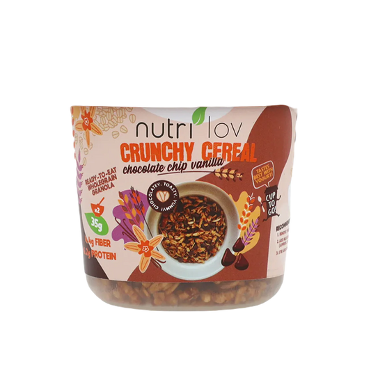 Nutrilov Crunchy Cereal Chocolate Chip Vanilla 70G