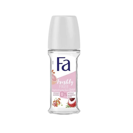 Fa Deodorant Roll On Freshly Free Grapefruit & Lychee 50Ml