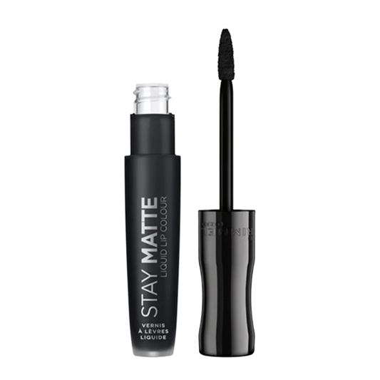 Rimmel Stay Matte Liquid Lip Colour Pitch Black 840
