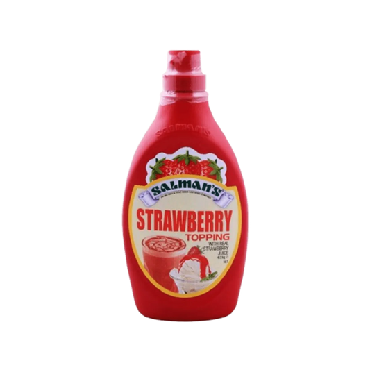 Salmans Topping Strawberry 623g