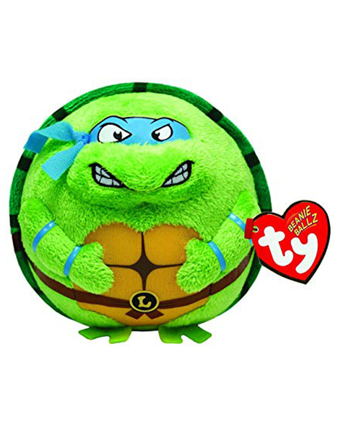 Ty Beanie Ballz Leonardo Blue Mask