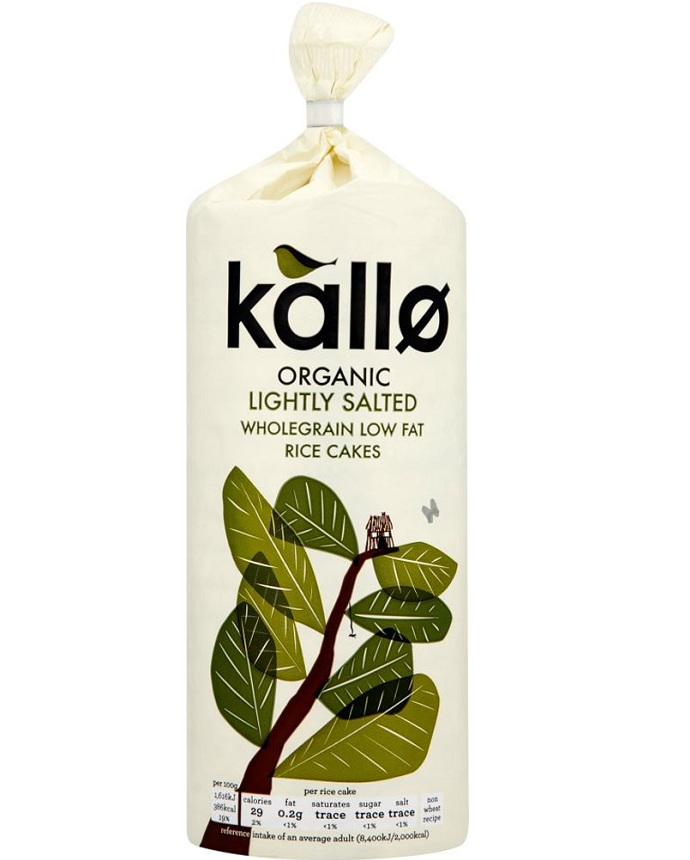 Kallo Organic Rice Cakes Lightly Salted