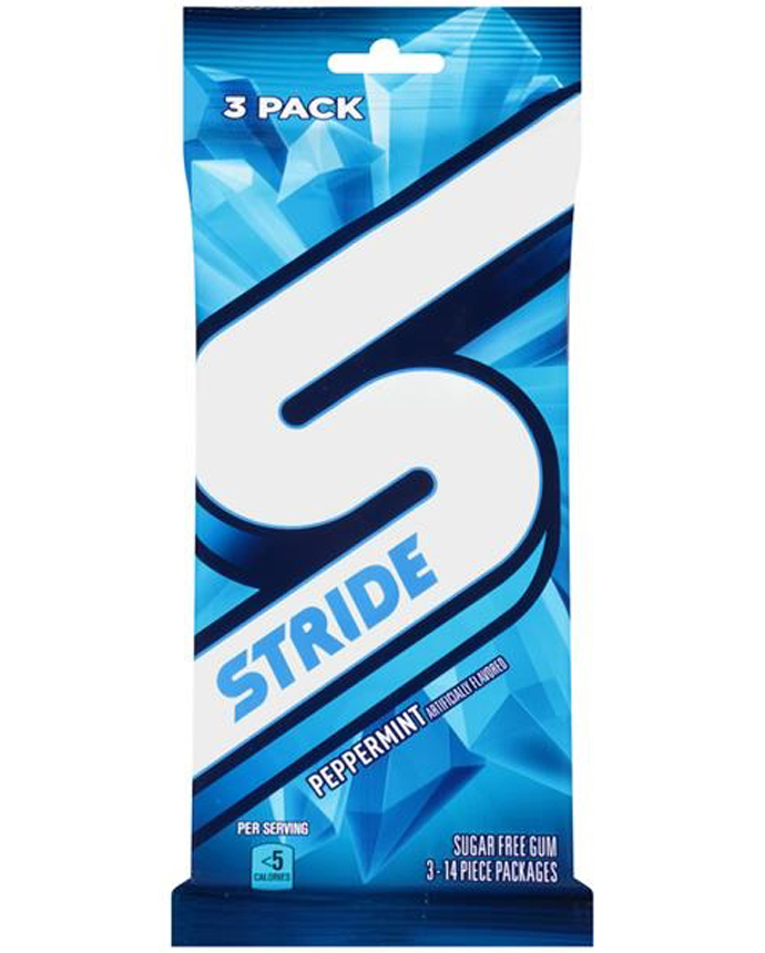 Stride Sugar Free Gum Peppermint