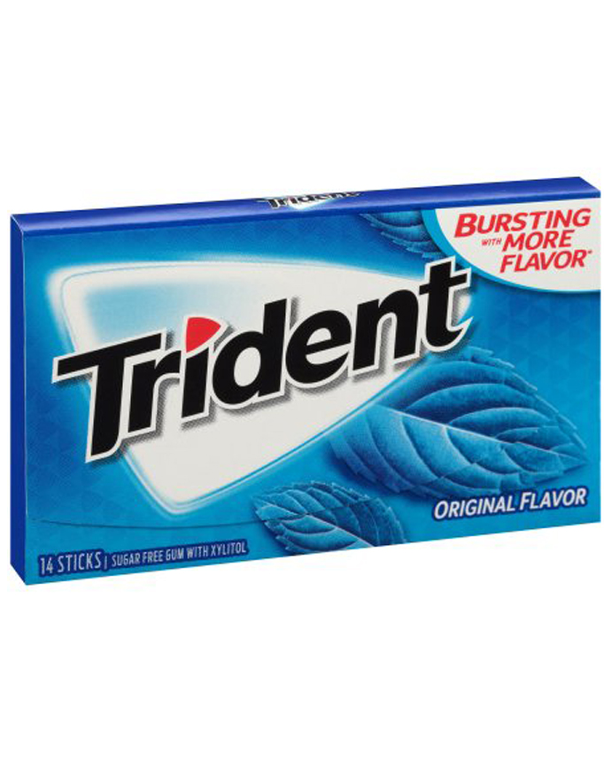 Trident With Xylitol Original Sugar Free Gum 14Count