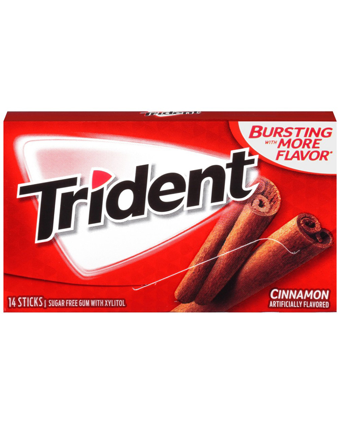 Trident Gum Cinnamon With Xylitol 14 Sticks
