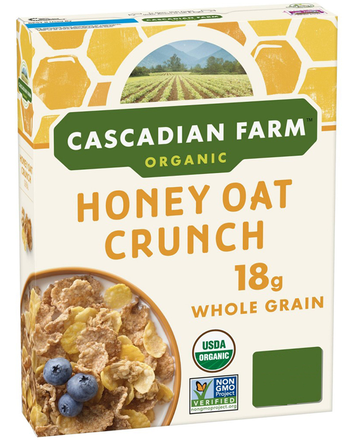 Cascadian Farm Organic Honey Oat Crunch Cereal 340g