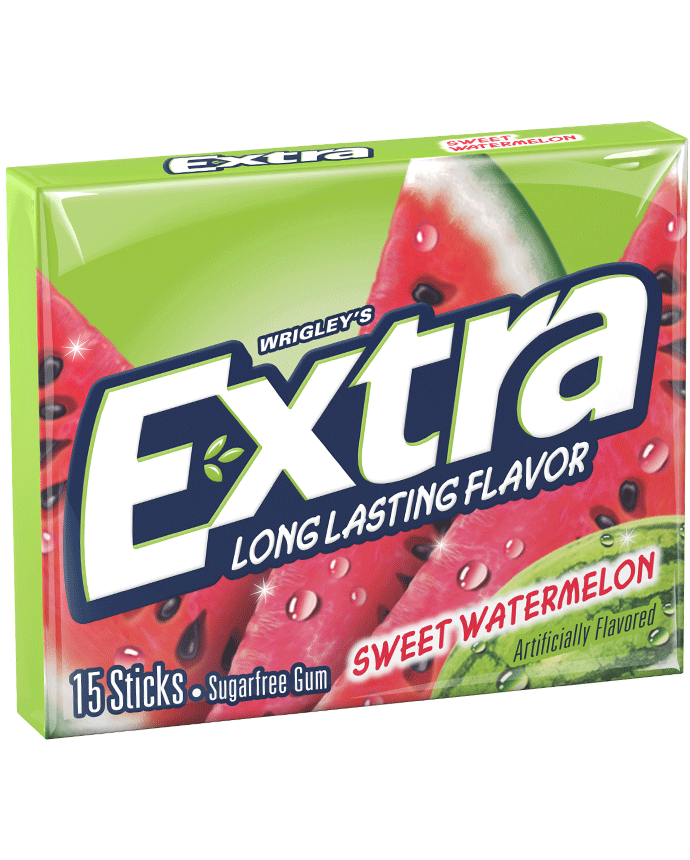 Wrigley's Extra Sweet Watermelon Sugar Free Gum