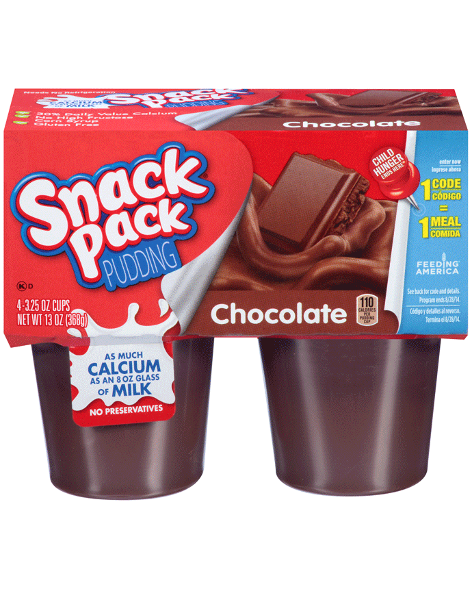 Snack Pack Pudding Chocolate