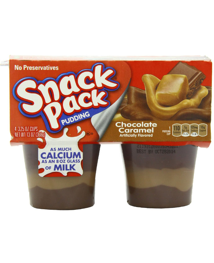 Snack Pack Pudding Chocolate Caramel