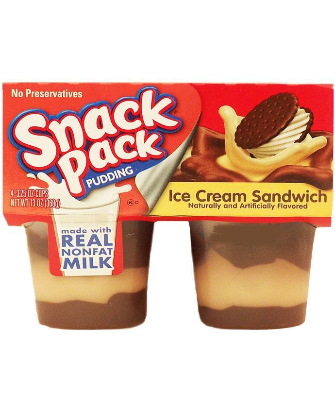 Snack Pack Pudding Ice Cream Sandwich