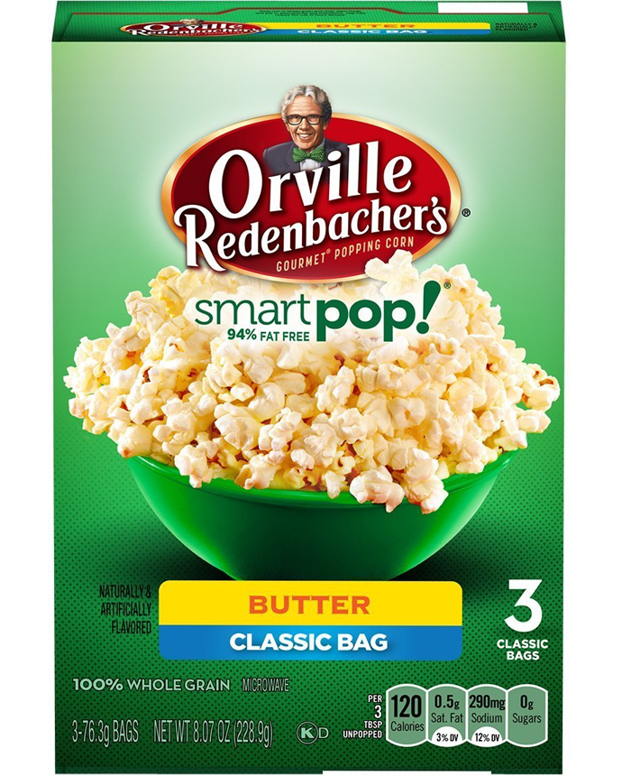 Orville Redenbacher's Smart Pop Butter 100% Whole Grain