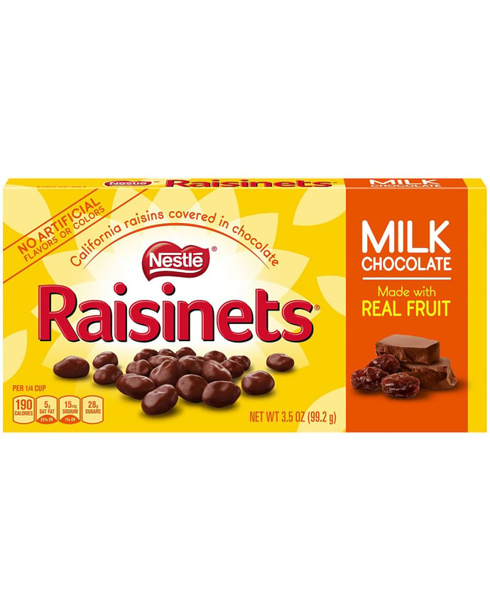 Nestle Raisinets Milk Chocolate Video Box 99.2g