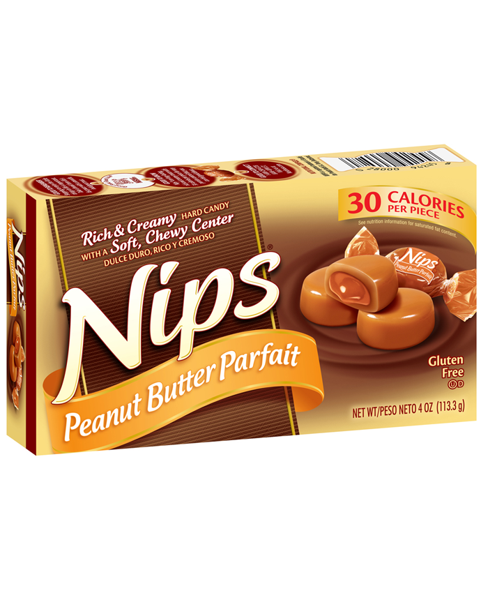 Nips Peanut Butter Parfait Candy