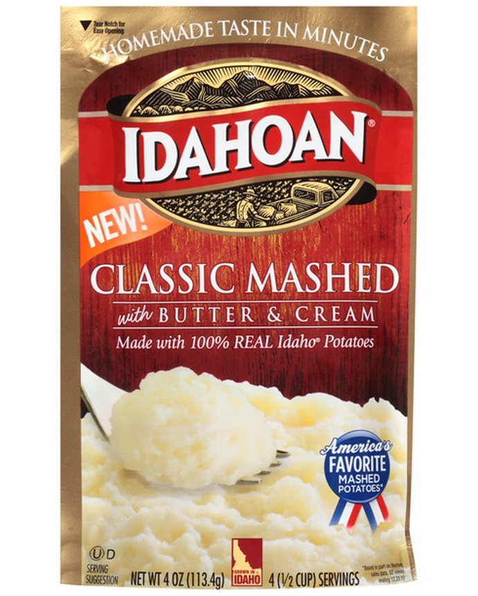 Idahoan Mashed Potatoes Classic Mashed Butter & Cream 113g 