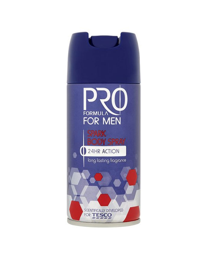 Tesco Pro Formula Spark Mens Bodyspray 150Ml