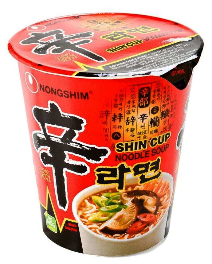 Nongshim Shin Cup Noodle Soup 68 Grams