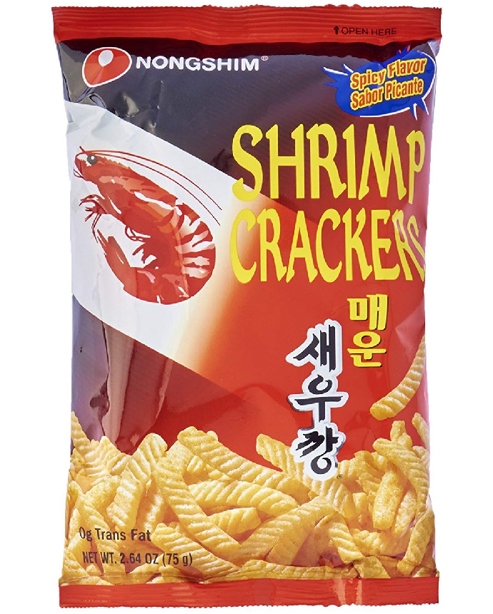 Nongshim Shrimp Crackers Spicy Flavor 75 Grams