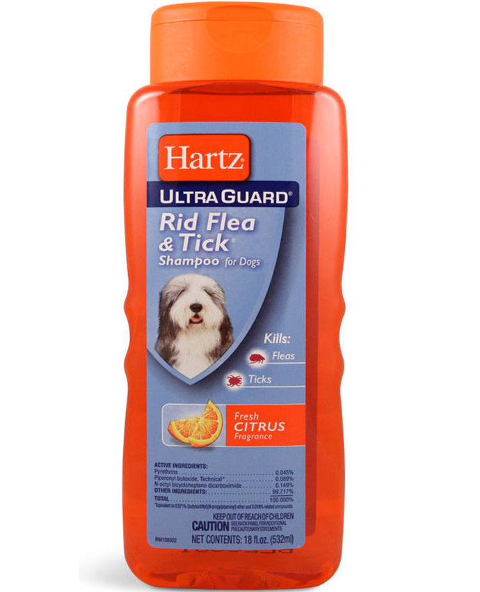 Hartz Ultra Guard Rid Flea & Tick Dog Shampoo Fresh Citrus Fragrance