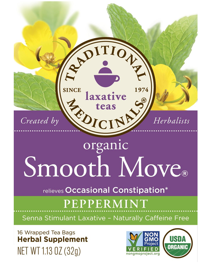 Traditional Medicinals Organic Smooth Move Peppermint Tea 